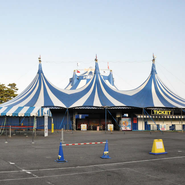 ポップサーカス今治講演電気工事